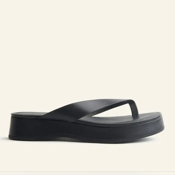 Sale NEW REFORMATION ZAYNE PLATFORM THONG FLIP FLOP SANDALS ☆sizes