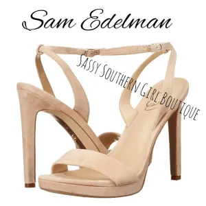 🆕⭐Sam Edelman cappuccino suede heels