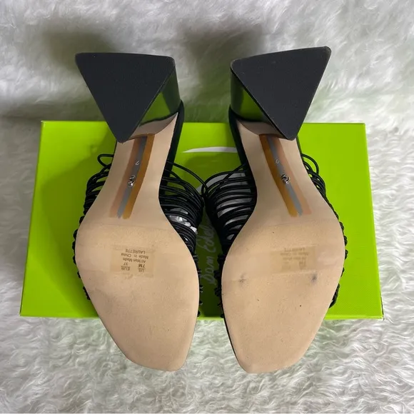 Sam Edelman Women's Laurette Block-Heel Sandals in black size 7