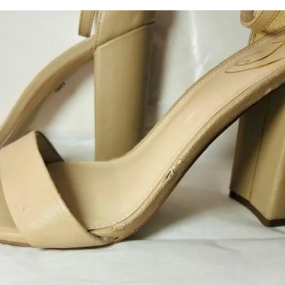 SAM EDELMAN Yaro Dress Sandals Size 11 Well Worn See Photos