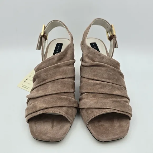 Sanctuary Smart Creation Regal Leather Sandals, Desert Taupe, Women's 8, NWT!