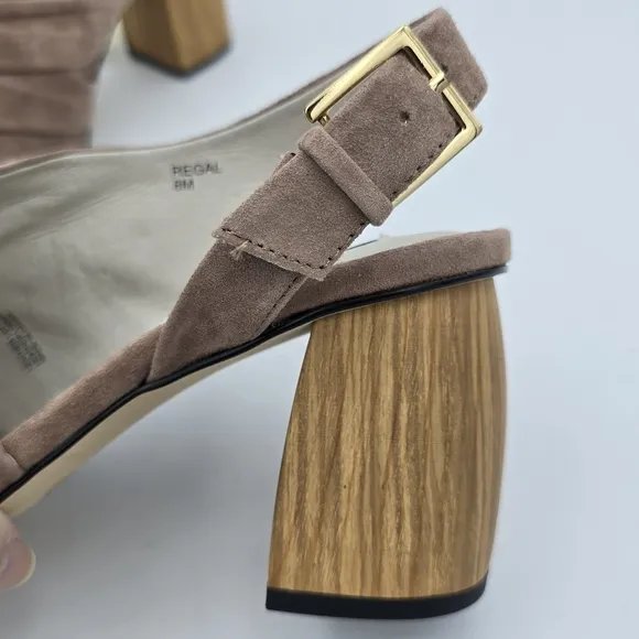 Sanctuary Smart Creation Regal Leather Sandals, Desert Taupe, Women's 8, NWT!