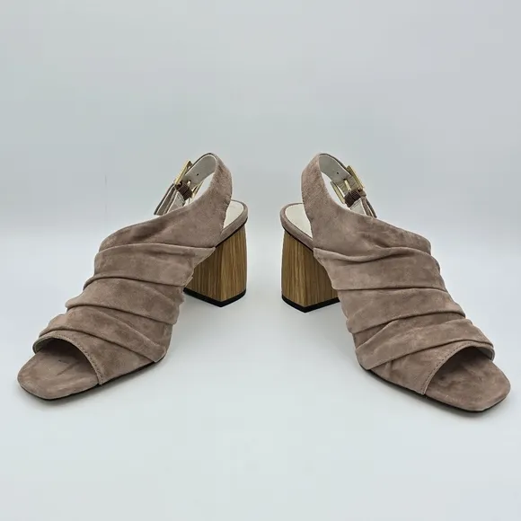 Sanctuary Smart Creation Regal Leather Sandals, Desert Taupe, Women's 8, NWT!