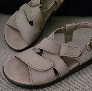 SAS SANDALS TAN HUGGY TRIPAD CROSS STRAP
