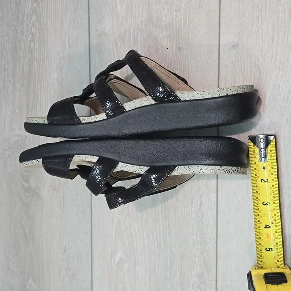SAS Womens Tripad Comfort Naples Leather Sandals shoes sz 9.5M