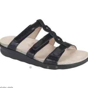 SAS Womens Tripad Comfort Naples Leather Sandals shoes sz 9.5M
