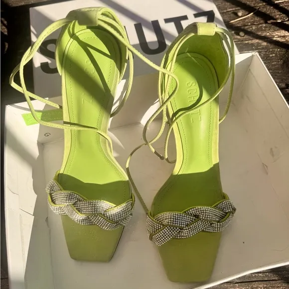SCHUTZ Alissa Heel Sandals Sz 9,5