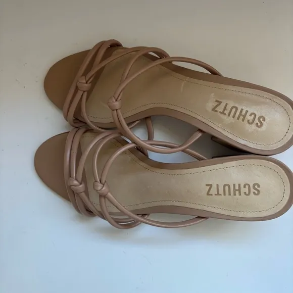 Schutz Princey Heeled Sandal Sz 6.5B