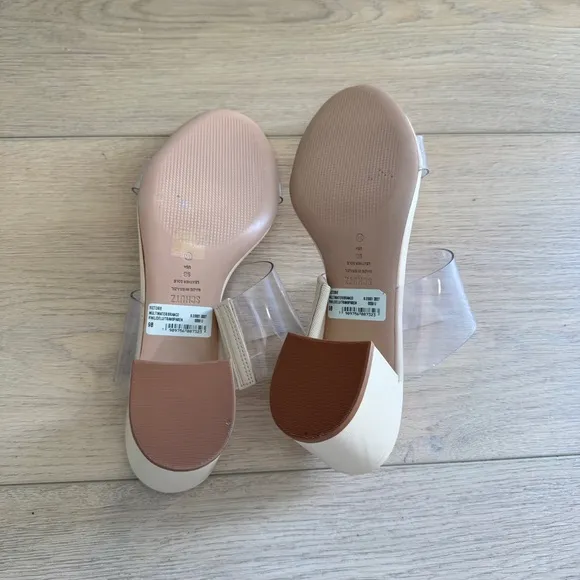 Schutz Victorie Slide Sandals Women's Sz 9 B Honey Beige Nubuck Leather NWOB