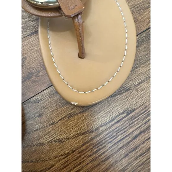 See by Chloé Brown Hana Flip Flop Sandals size 36