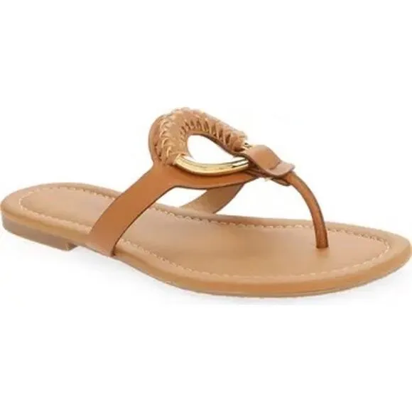 See by Chloé Brown Hana Flip Flop Sandals size 36