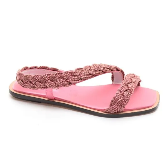 Serena Uziyel Ronda Braided Slingback Sandal 38 / 8 New