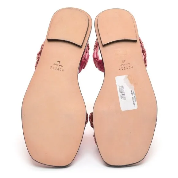 Serena Uziyel Ronda Braided Slingback Sandal 38 / 8 New