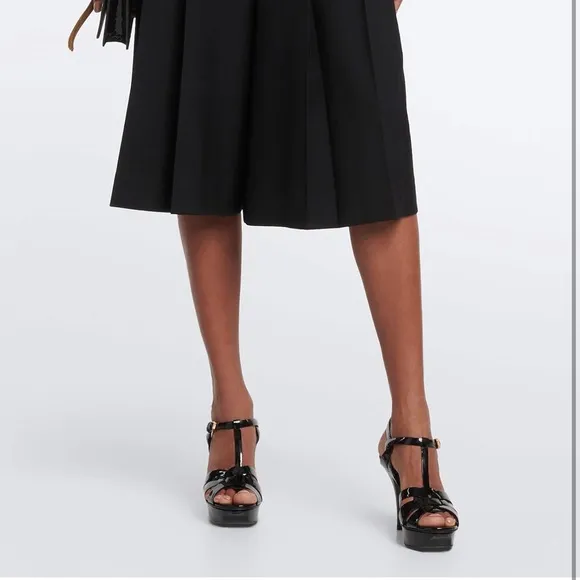 Sexy Platform High Heel Sandals Fashion Round Toe T Straps Buckle Shoes