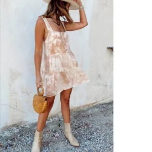 Show Me Your Mumu Marisa Dress Tie Dye SIZE L LARGE