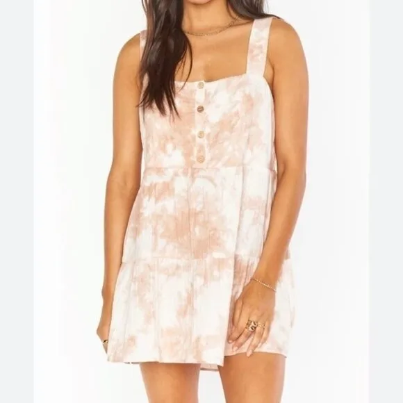 Show Me Your Mumu Marisa Dress Tie Dye SIZE L LARGE