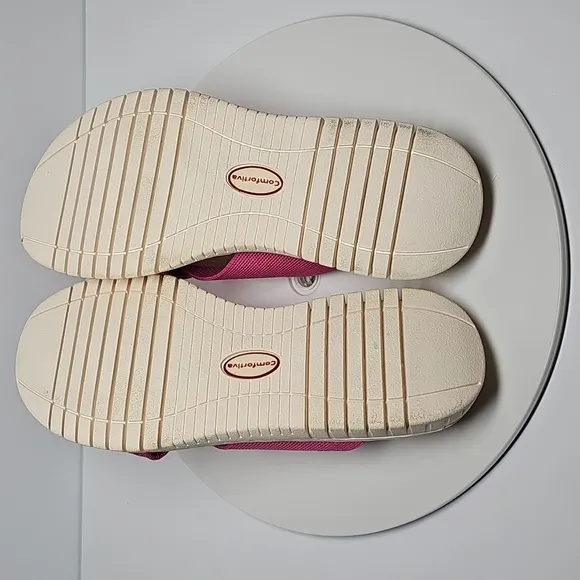 Sofft Comfortiva Chelsea Sandals Slide Slip-On Textile Memory Foam Magenta 7
