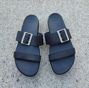 Sorel Black Sandals with Buckle Women Size 10.5