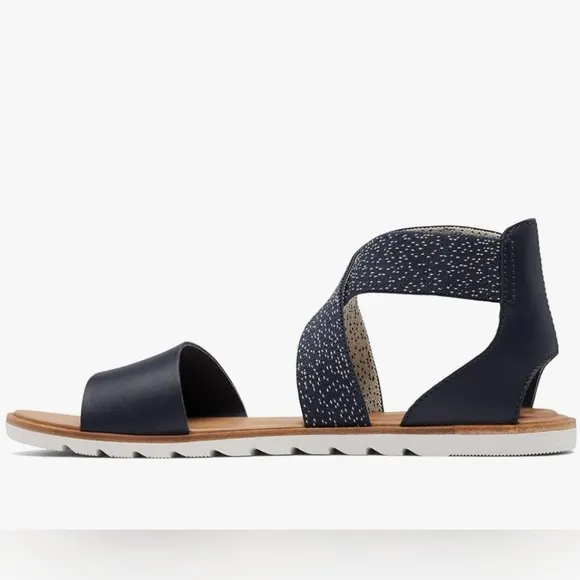 Sorel Ella III Sandal in Nocturnal, Sea Salt