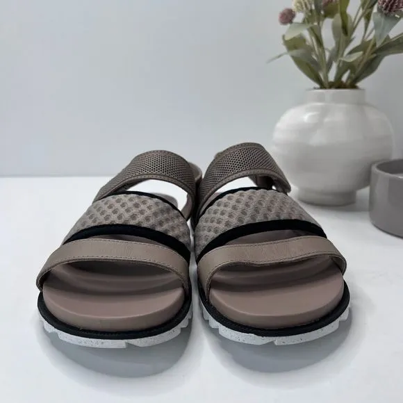 Sorel Roaming Decon Leather Slingback Sandals Tan NL4706-264 Women 7.5 Tried On