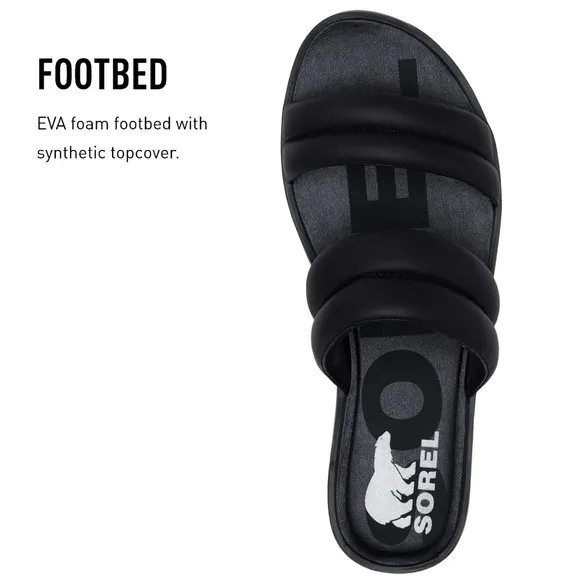 Sorel Women's Ella II Puff Slide Sandal size 6.5