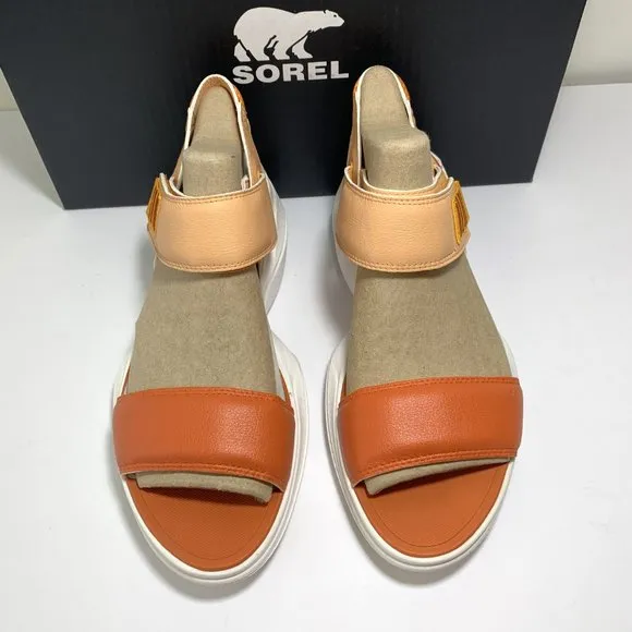 Sorel x prAna Explorer Blitz Stride Sandals Vegan Leather Desert Sun Size 10.5