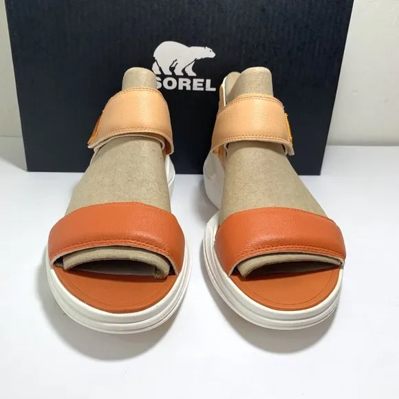 Sorel x prAna Explorer Blitz Stride Sandals Vegan Leather Desert Sun Size 10.5