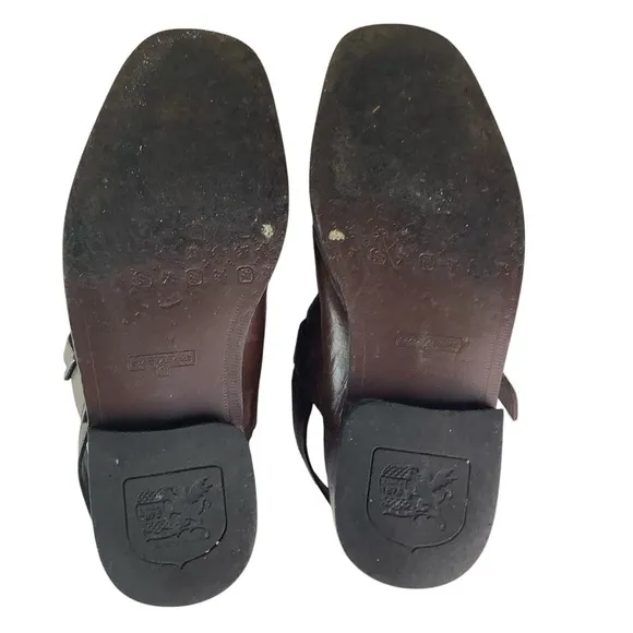 Stacy Adams Fisherman Sandals Brown Leather Sz 10