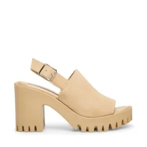 Steve Madden | Sunnyside Slingback Lug Sole Sandals In Tan Size 10M
