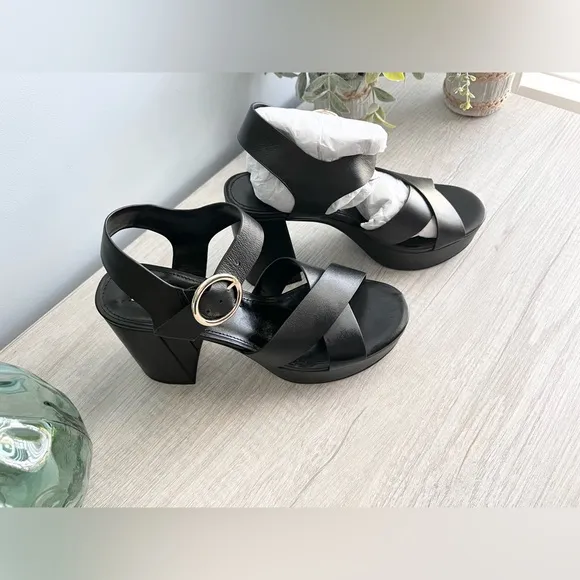 STEVE MADDEN Women's Elkin Ankle-Strap Crisscross Platform Sandals