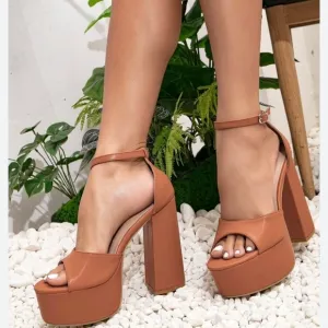 Steve Madden Women's Kassiani Ankle-Strap Platform Dress Sandals