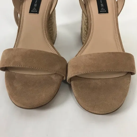 Steven by Steve Madden Yasi Sand Suede Sandals