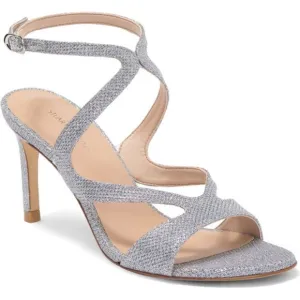 STUART WEITZMAN Mariposa Glitter METALLIAC STRAPPY SANDAL Sz 6.5