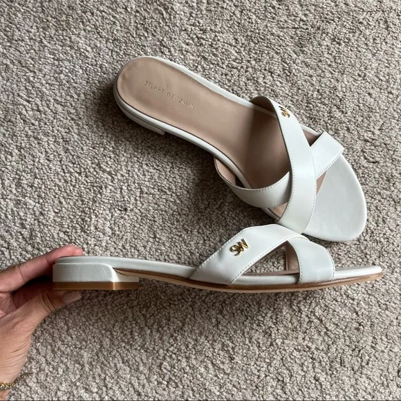 Stuart Weitzman Slip On Sandals 9