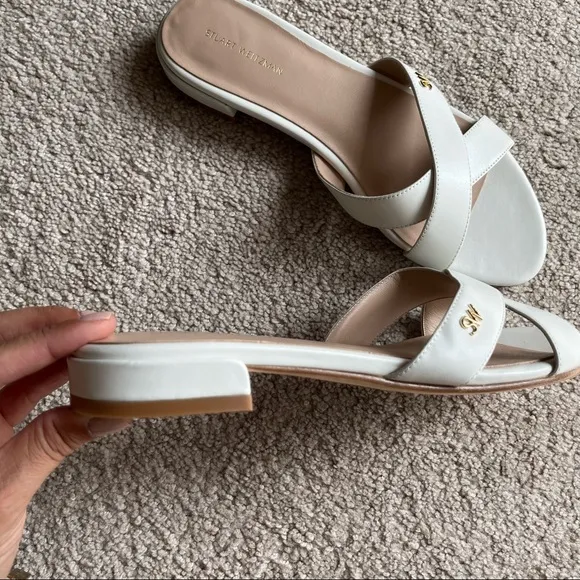 Stuart Weitzman Slip On Sandals 9