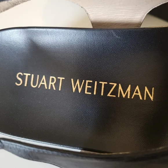 Stuart Weitzman Summer Leather Thong Sandal Size 10B