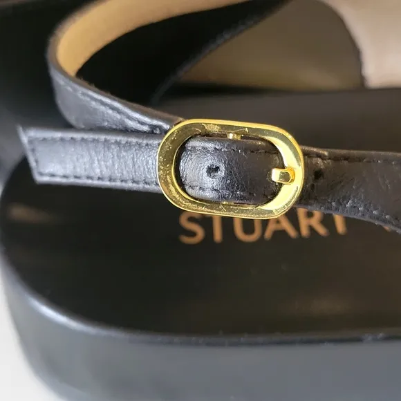 Stuart Weitzman Summer Leather Thong Sandal Size 10B