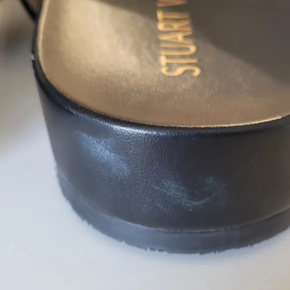 Stuart Weitzman Summer Leather Thong Sandal Size 10B