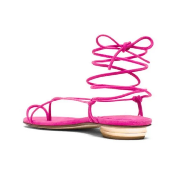 Stuart Weitzman The Nieta Sandals in Barbie Pink/Hot Pink Size 6 M