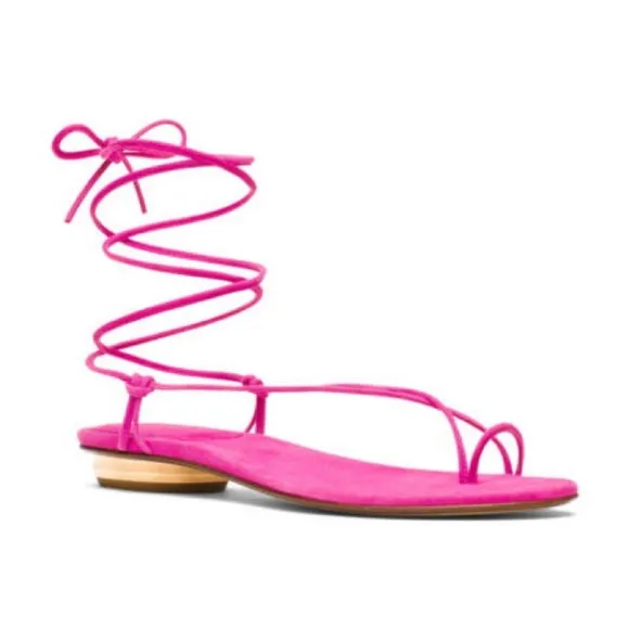 Stuart Weitzman The Nieta Sandals in Barbie Pink/Hot Pink Size 6 M