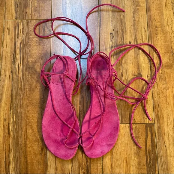 Stuart Weitzman The Nieta Sandals in Barbie Pink/Hot Pink Size 6 M