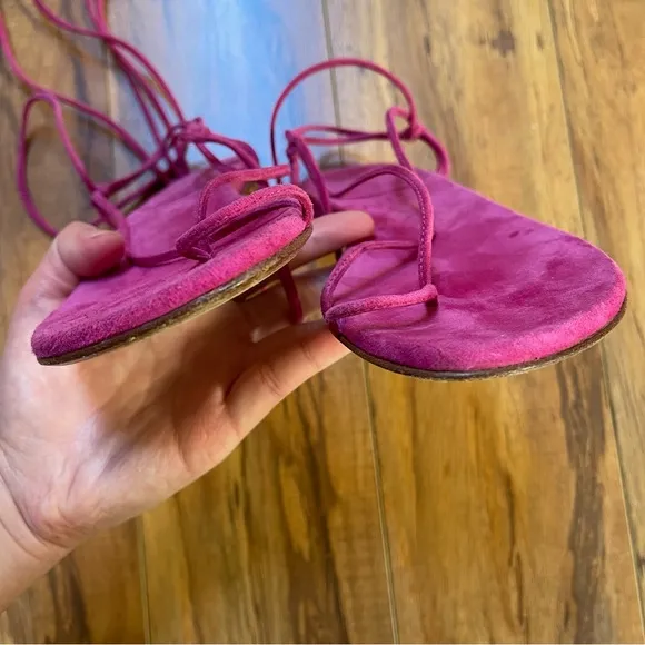 Stuart Weitzman The Nieta Sandals in Barbie Pink/Hot Pink Size 6 M