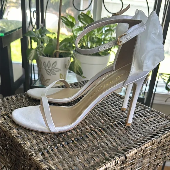Stuart Weitzman White Women's Heels size 11