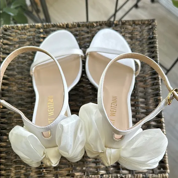 Stuart Weitzman White Women's Heels size 11