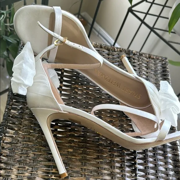 Stuart Weitzman White Women's Heels size 11