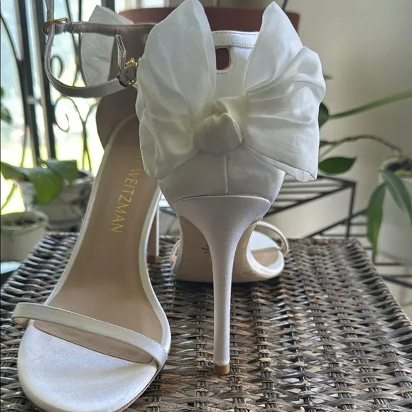 Stuart Weitzman White Women's Heels size 11