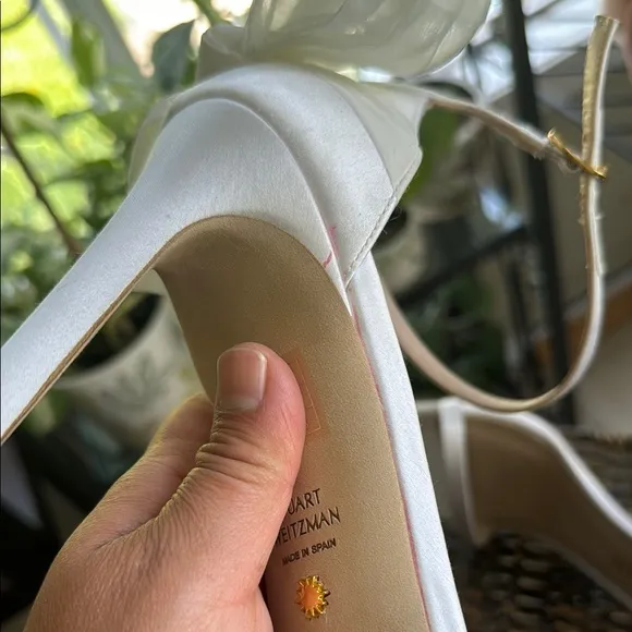Stuart Weitzman White Women's Heels size 11
