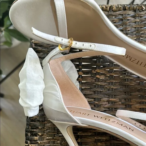 Stuart Weitzman White Women's Heels size 11