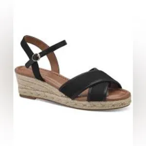 Style &amp; Co Women's Leahh Strappy Espadrille Wedge Sandals