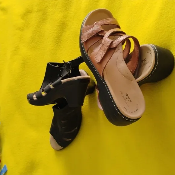 Stylish Black and Brown Women's Sandals